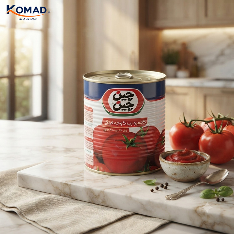 کنسرو قوطی رب گوجه فرنگی چین چین 800