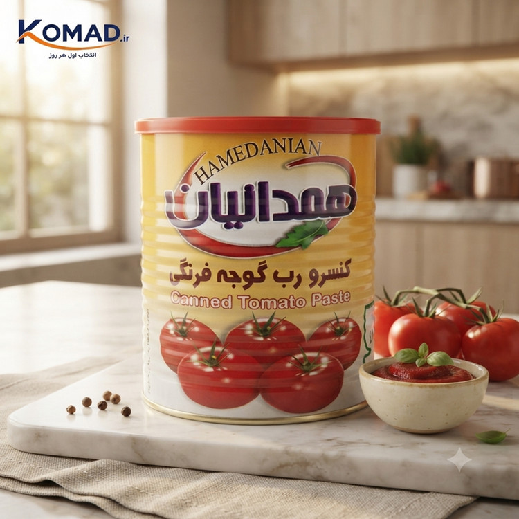 کنسرو قوطی رب گوجه فرنگی همدانیان 800 گرم