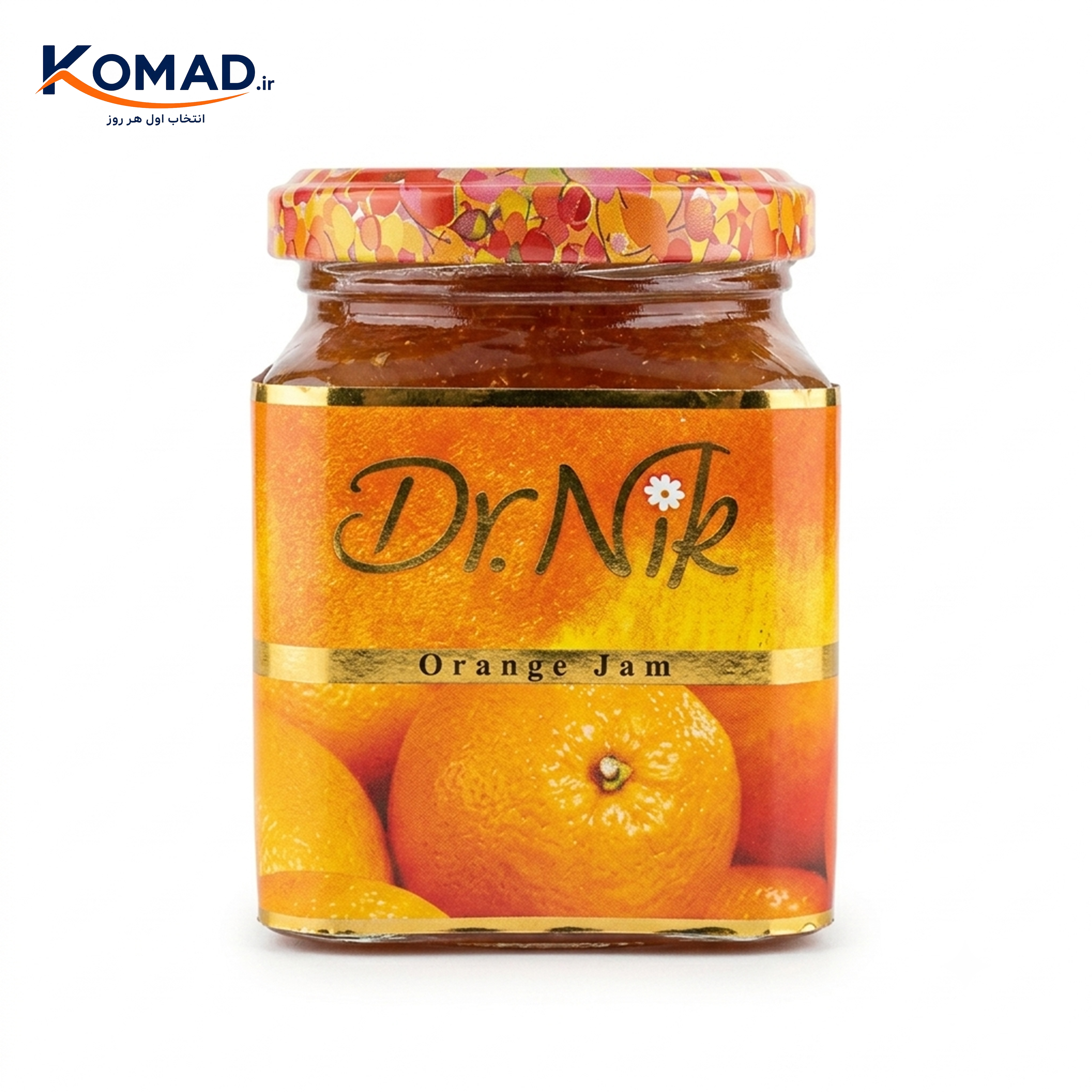 مربای شیشه ای پرتقال دکتر نیک 300 گرم