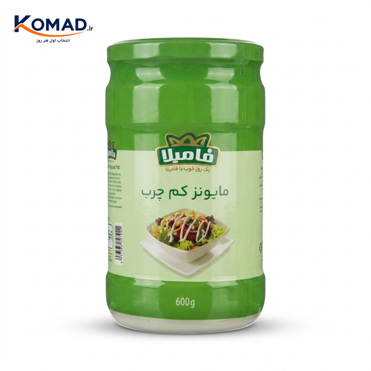 سس مایونز کم چرب شیشه ای 600 گرم فامیلا