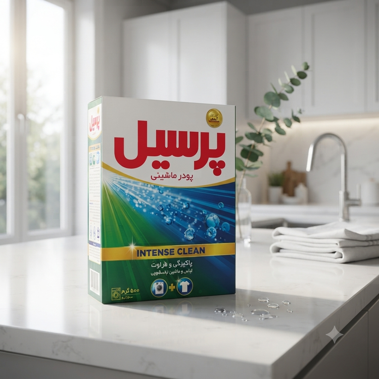 پودر ماشین لباسشویی پرسیل INTENSE CLEAN 500 گرم