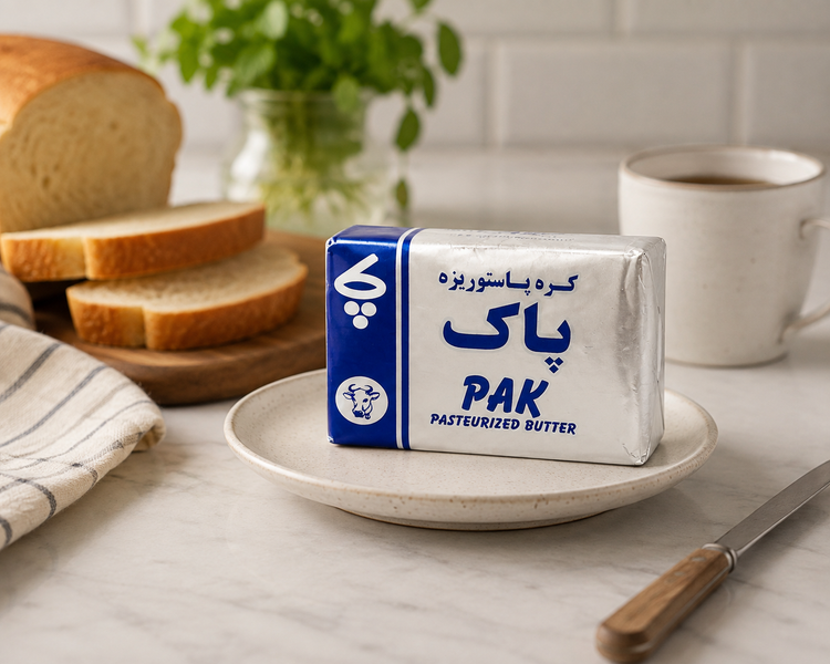 کره پاستوریزه حیوانی پاک 100 گرم