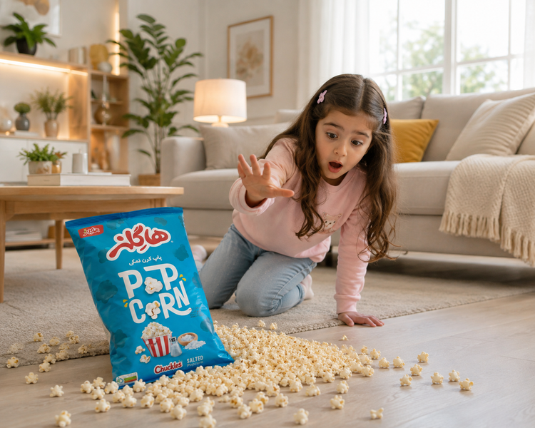 پاپ کرن نمکی هاگلز 60 گرم چاکلز