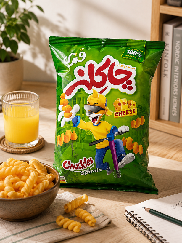اسنک پنیری چاکلز فنری 43 گرم
