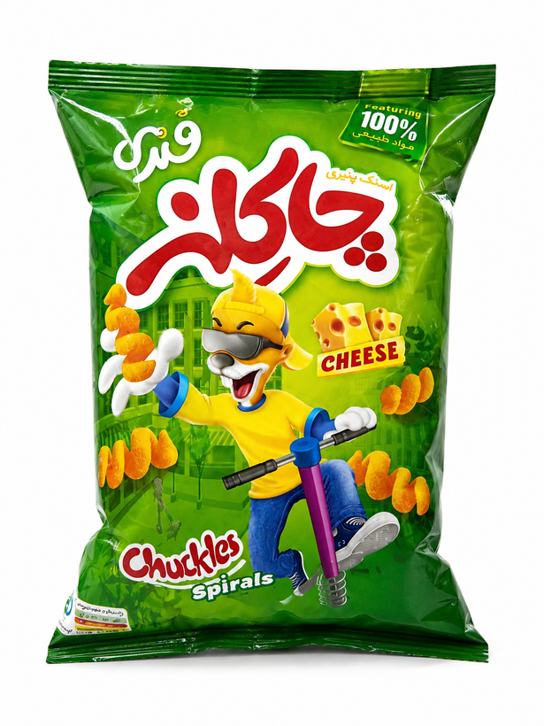 اسنک پنیری چاکلز فنری 43 گرم