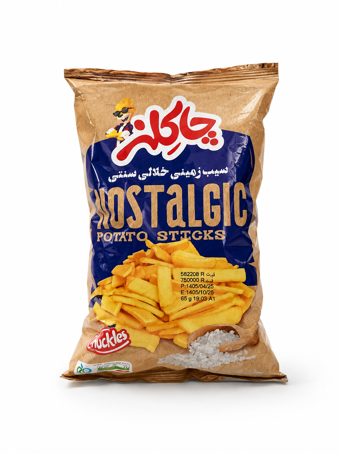 سیب زمینی خلالی سنتی چاکلز 65 گرم