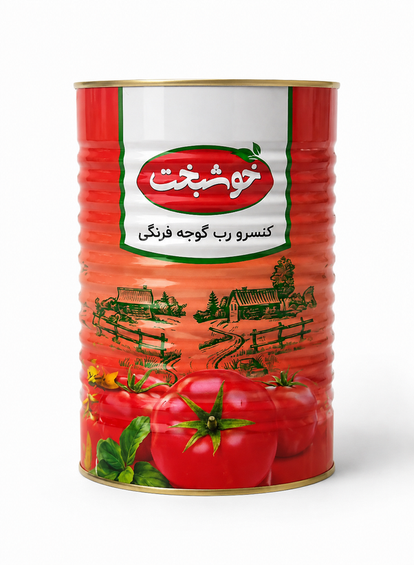 کنسرو رب گوجه فرنگی 4 کیلویی خوشبخت