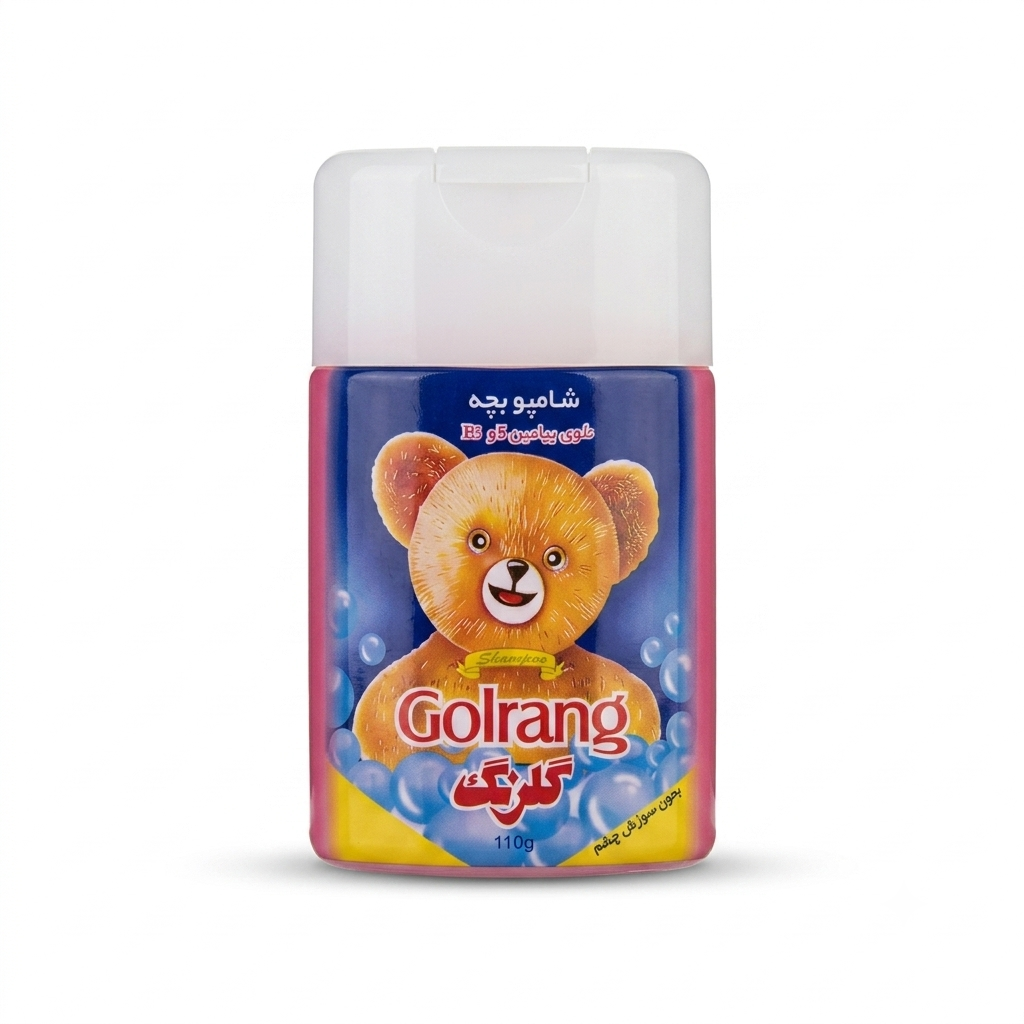 شامپو بچه گلرنگ خرسی ۱۱۰ گرم