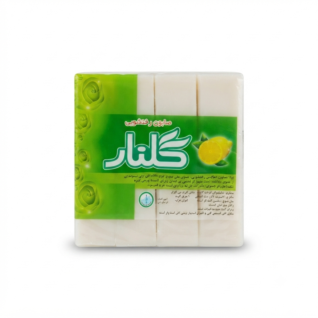 صابون رختشویی گلنار ۴ عددی