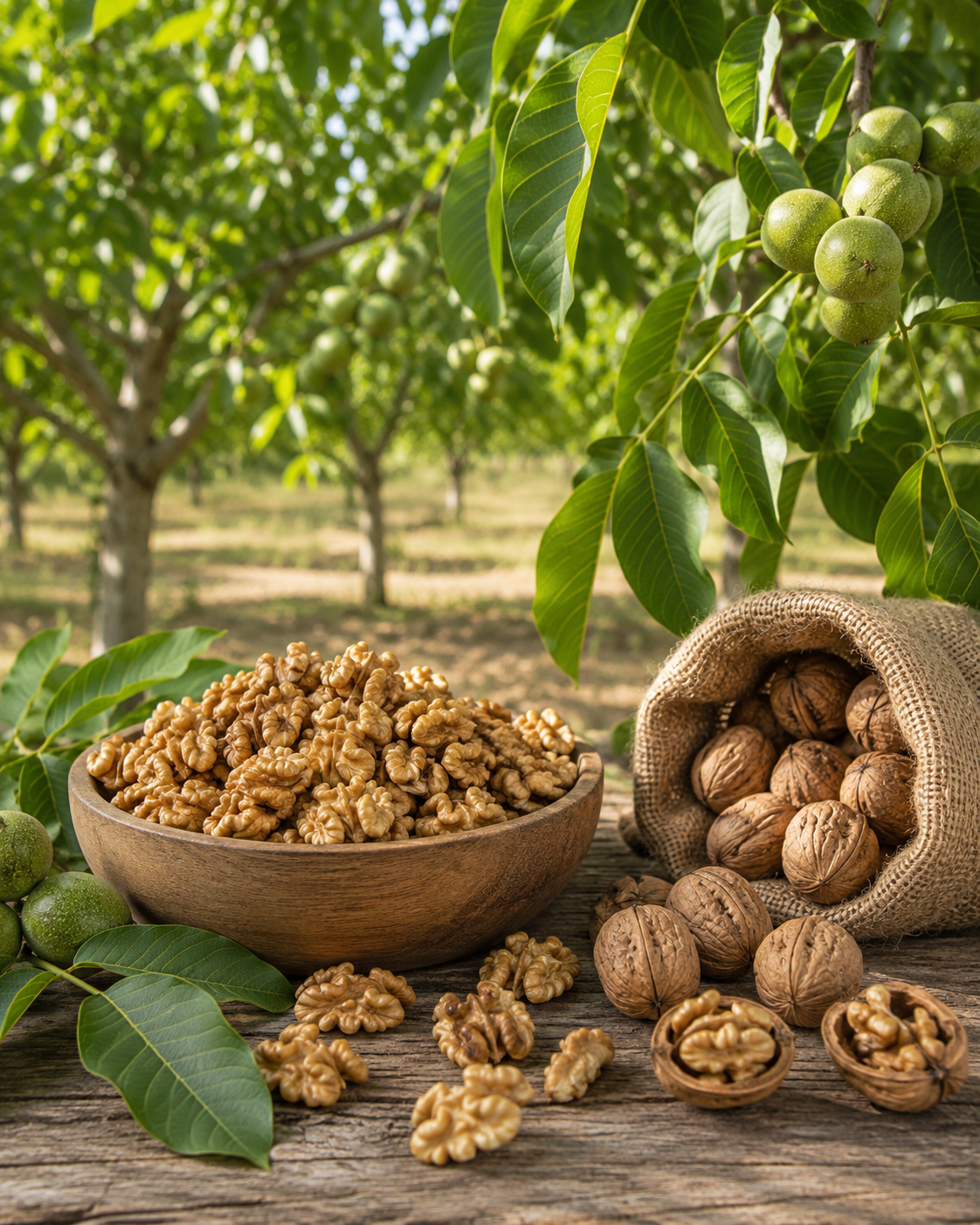 مغز گردو ایرانی فله‌ای ۱ کیلوگرم
