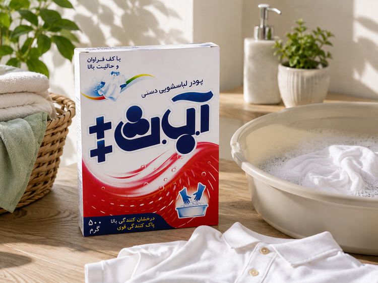پودر لباسشویی دستی آ ب ث ۵۰۰ گرم