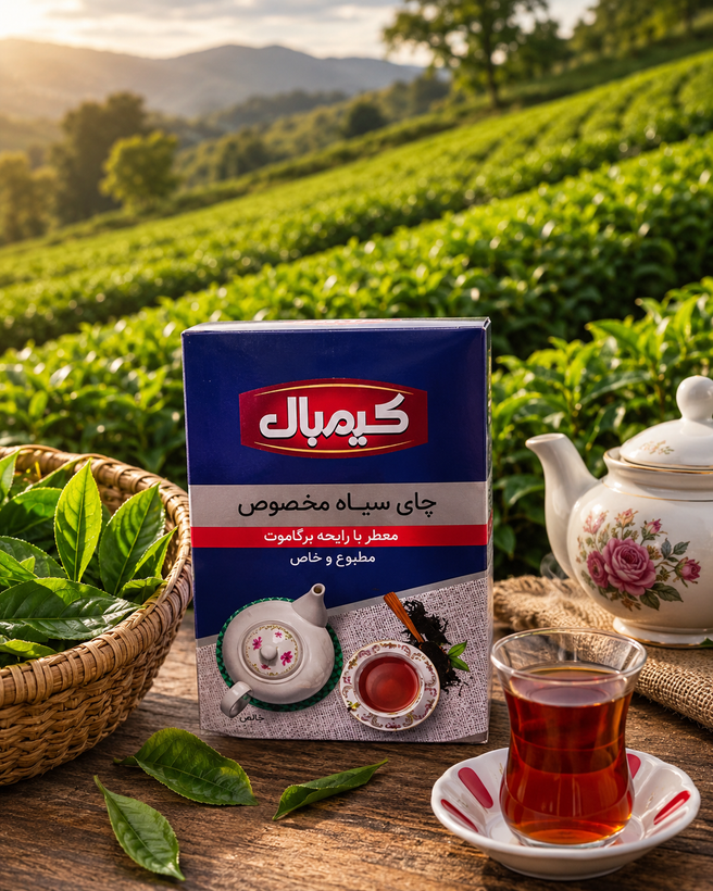 چای سیاه مخصوص معطر کیمبال با رایحه برگاموت ۴۵۰ گرم