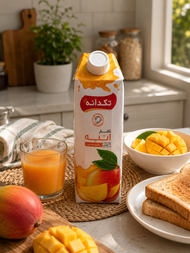 آبمیوه یک لیتری تکدانه