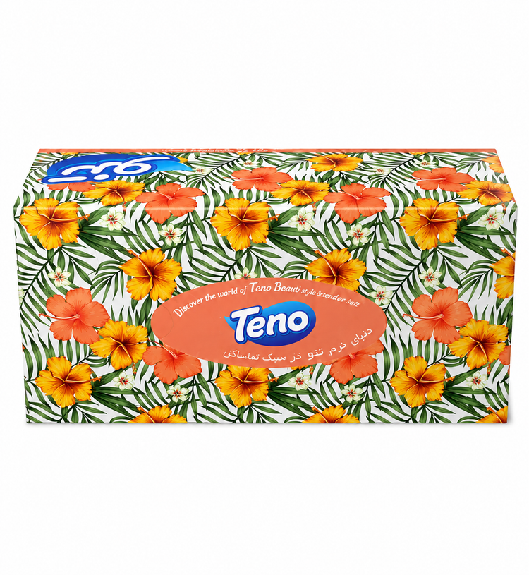دستمال کاغذی جعبه ای ۱۵۰ برگ دولا تنو