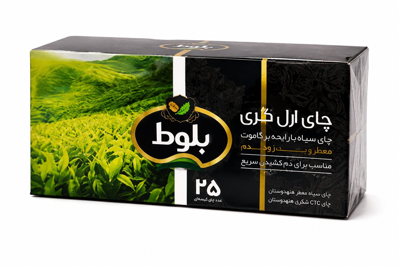 چای سیاه معطر کیسه‌ای بلوط ۲۵ عددی