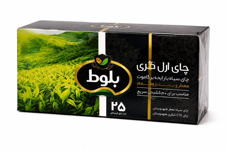 چای سیاه معطر کیسهای بلوط ۲۵ عددی