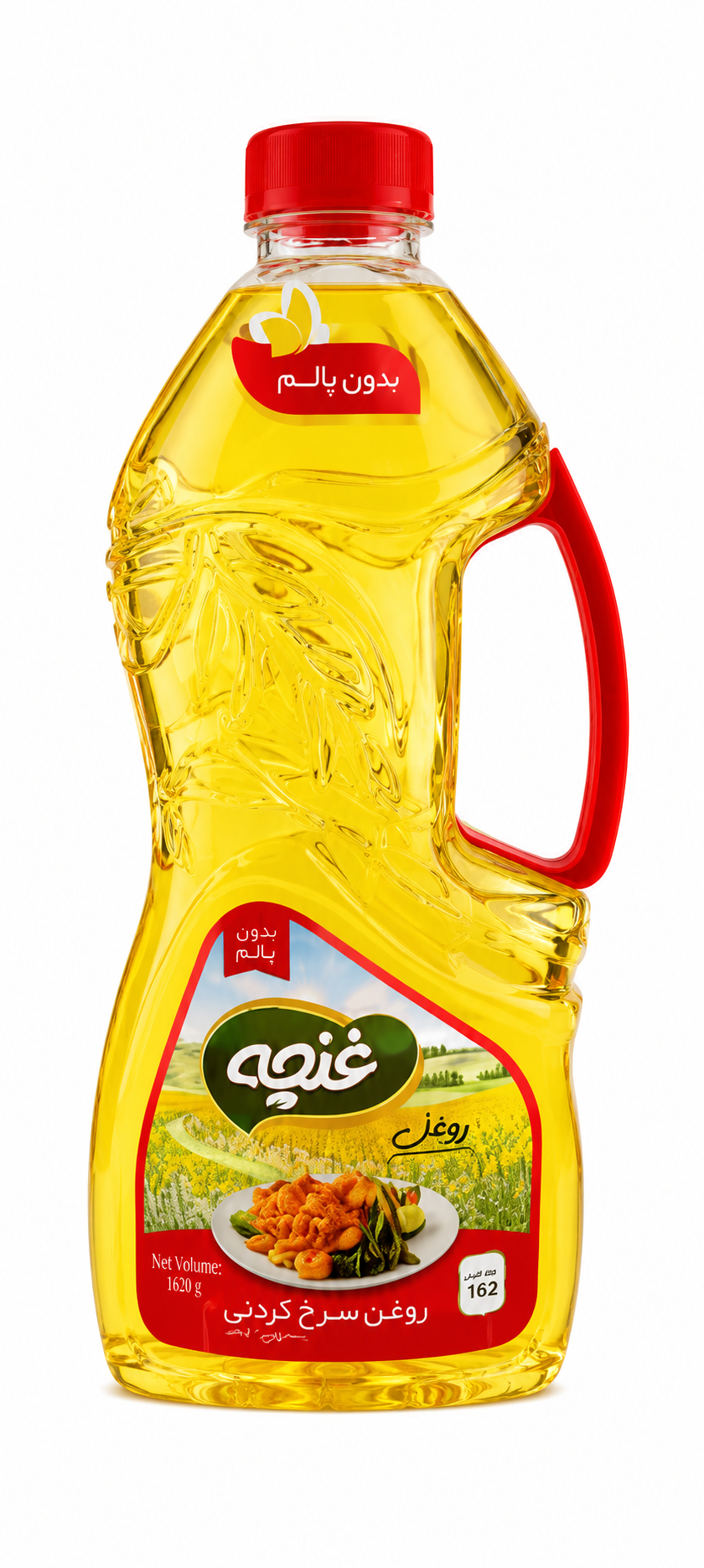 روغن سرخ کردنی بدون پالم ۱۶۲۰گرم غنچه