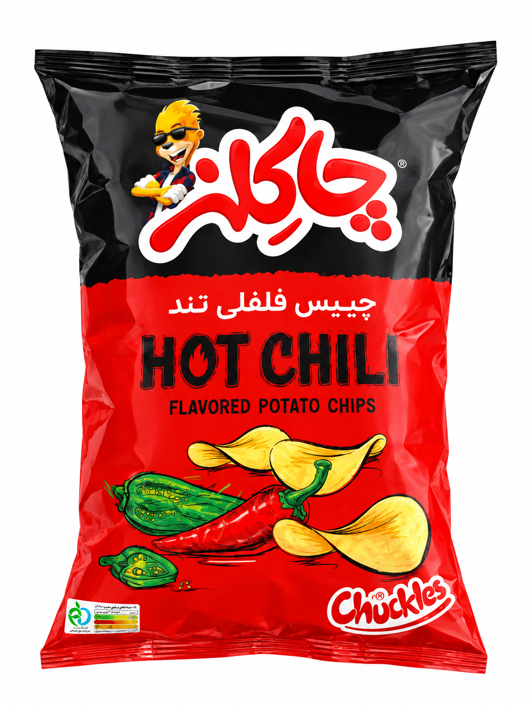 چیپس فلفلی چاکلز ۶۵ گرمی ۶عددی
