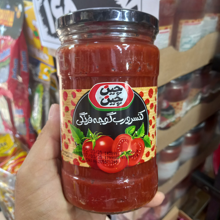 رب شیشه ای ۷۰۰ گرم چین چین